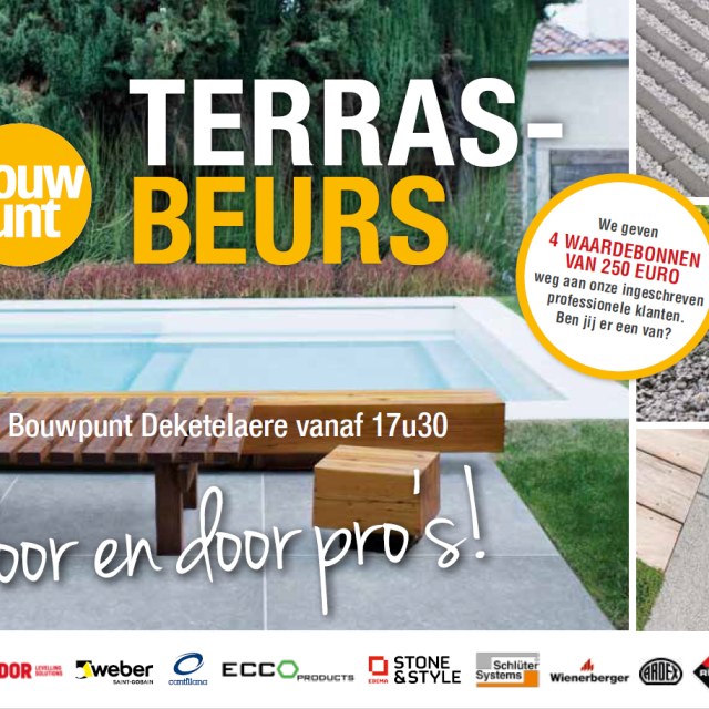 Terrasbeurs op 17/3 vanaf 17h30