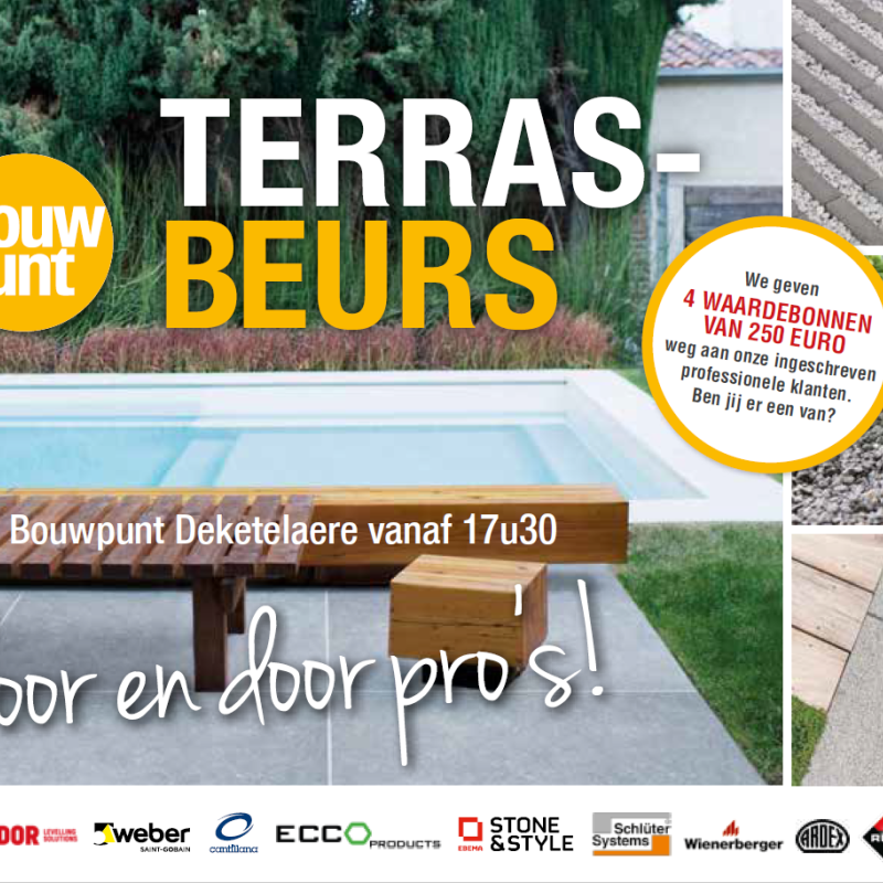 Terrasbeurs op 17/3 vanaf 17h30