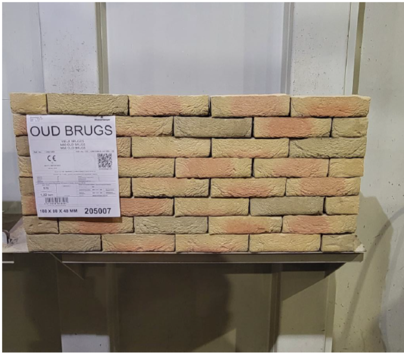 Gevelsteen OUD BRUGS M50 - 188X88X48MM