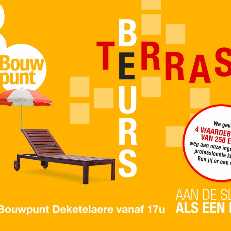 Terrasbeurs op 9/3 vanaf 17h